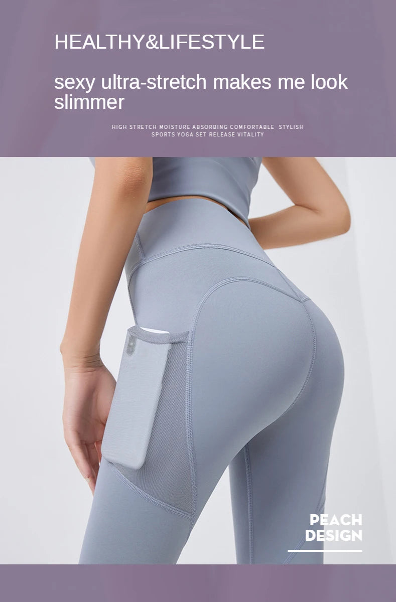 Leggings deportivos de cintura alta con bolsillos, ideales para fitness, correr y hacer ejercicio. Nuevos modelos 2023. Pantalones deportivos de secado rápido para mujer. Perfectos para entrenar y hacer yoga.
