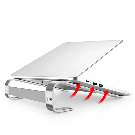 Soporte de escritorio para portátil de aleación de aluminio, ventilado, antideslizante, para MacBook, Dell y HP.