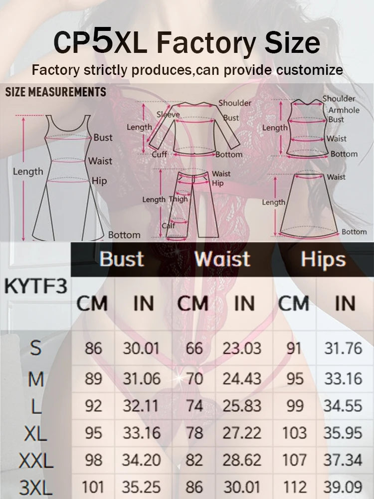 CP5XL Lencería sexy sin entrepierna para mujer, ropa interior sin espalda, disfraces transparentes, body con sujetador abierto de encaje, lencería erótica provocativa.