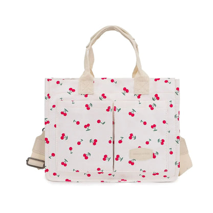 Bolso de mano con estampado floral de gran capacidad y moderno, de un solo hombro, de color puro, para mujer, informal y elegante, con forro de poliéster suave.