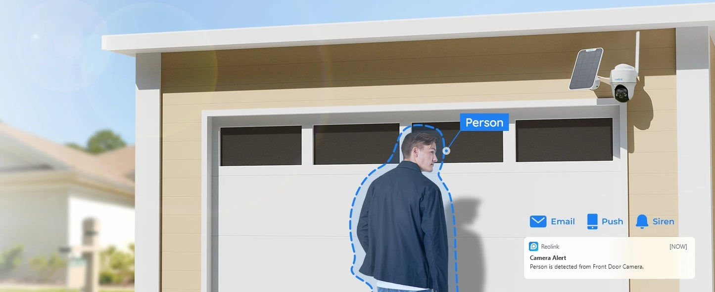 Cámara de seguridad celular REOLINK 4K, SIM 3G/4G LTE, alimentación solar, visión nocturna a color, almacenamiento local/en la nube, cámara exterior con batería