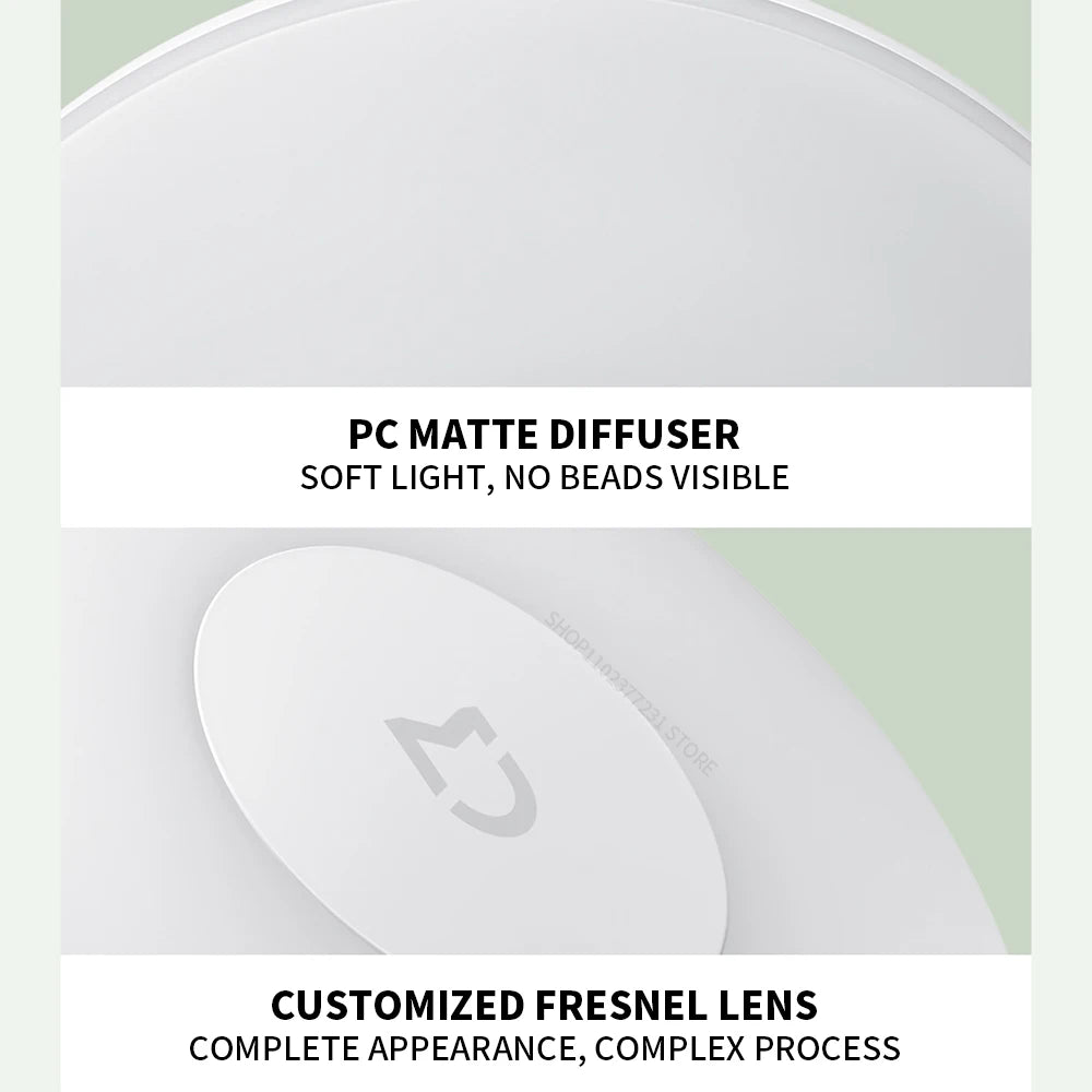 Luz nocturna LED por inducción Xiaomi Mijia, 2 lámparas, brillo ajustable, sensor infrarrojo inteligente de presencia humana con base magnética