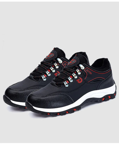 Zapatos de trabajo con forro polar para hombre y mujer, con puntera de acero, resistentes a perforaciones, acolchados y cálidos. Calzado de trabajo protector para mujer y hombre.