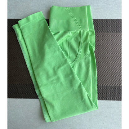 Mallas deportivas para mujer, pantalones de yoga, leggings ajustados sin costuras, suaves, de cintura alta, para gimnasio, entrenamiento, ropa deportiva y fitness.