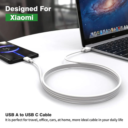 Cable de carga rápida Turbo original Xiaomi 6A 120W 67W USB Tipo C para Mi 15, 14T Ultra, Redmi Note 14, 13 Pro Plus, K80, Poco F5
