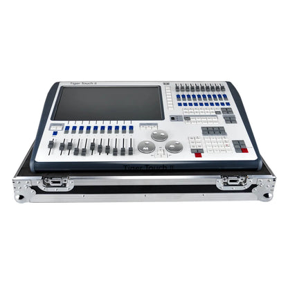 Controlador de iluminación de consola Tiger touch II/controlador de iluminación de escenario de buena calidad, móvil con estuche de transporte gratuito