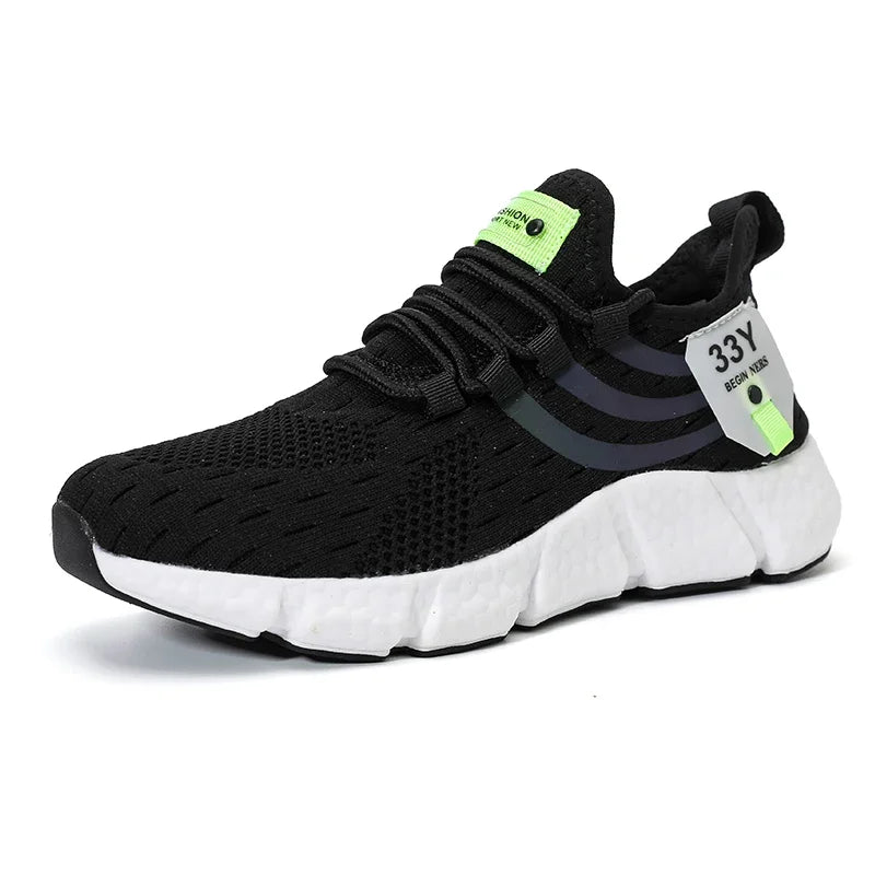 Zapatillas deportivas informales de verano para hombre, transpirables, ligeras, de malla para correr al aire libre, deportivas para correr, tenis para caminar