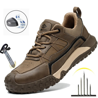 Zapatos de seguridad para hombre, zapatillas de trabajo, botas de seguridad indestructibles, zapatos ajustables con puntera de acero, zapatos deportivos de seguridad, dropshipping