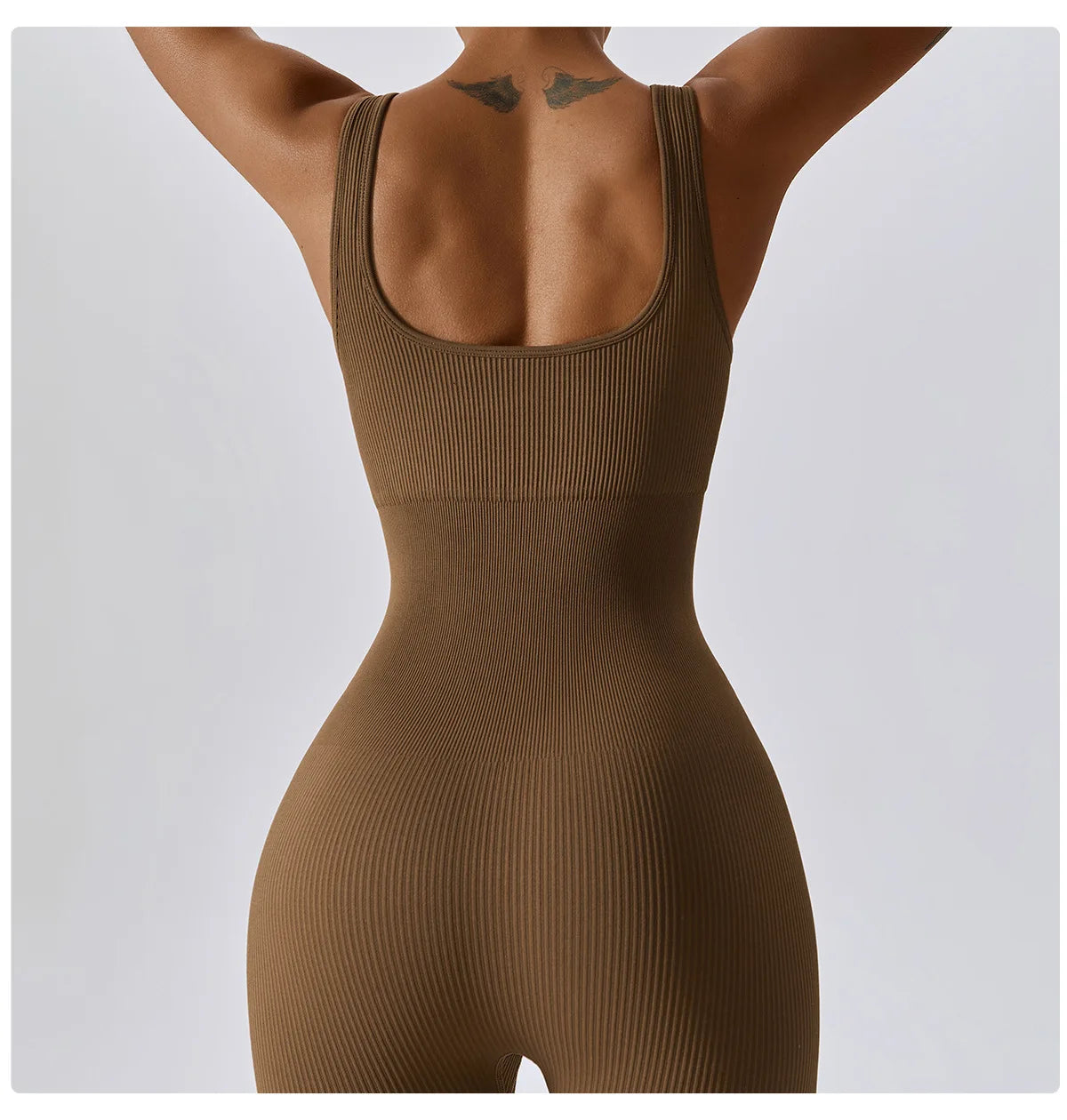Traje de yoga de una pieza sin costuras de primavera, conjunto de entrenamiento de fitness para danza y tonificación abdominal, mono elástico, ropa deportiva de gimnasio con efecto push up