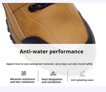 Botas de seguridad para hombre, con punta de acero, antiperforación, anticaídas, indestructibles, antideslizantes, impermeables