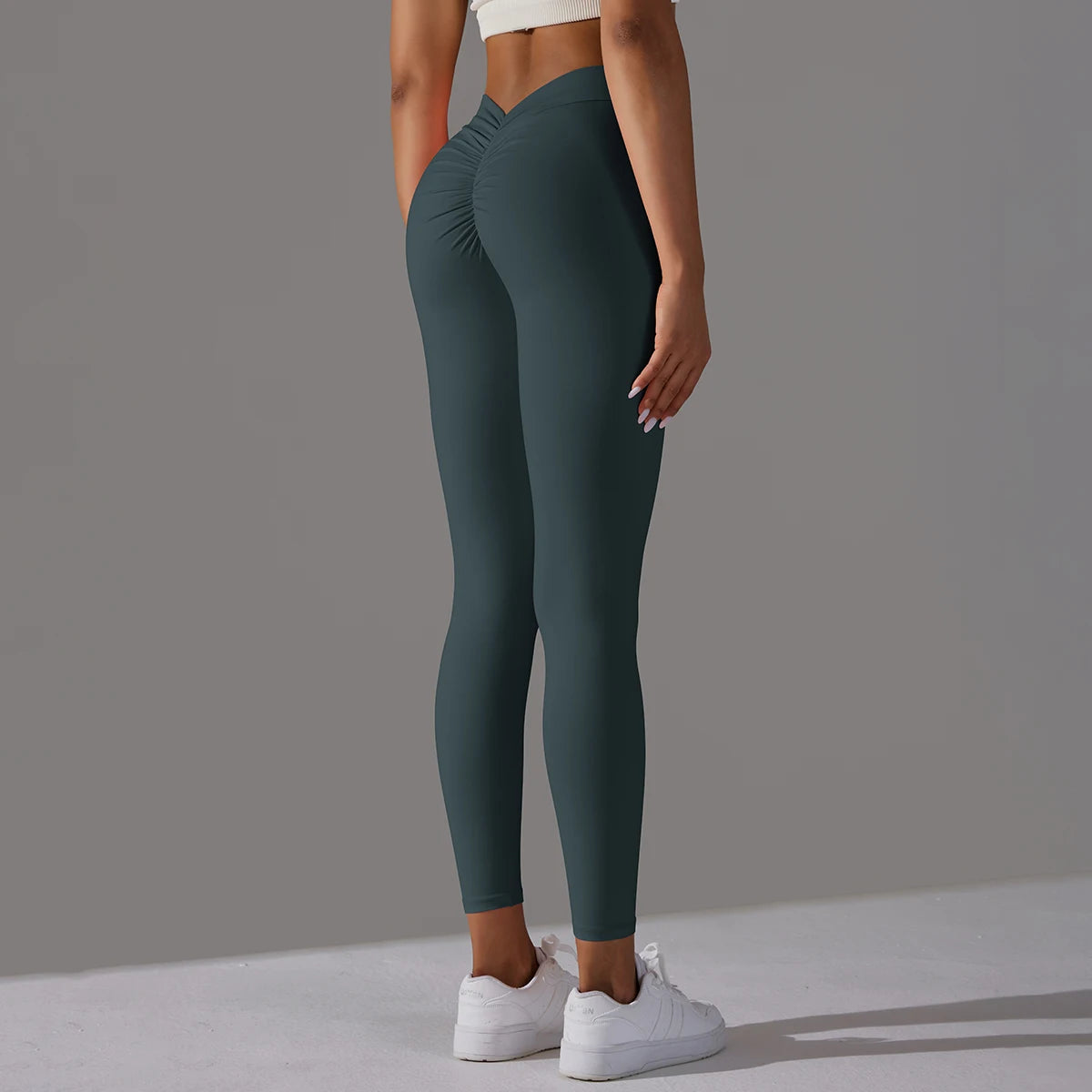 Women Seamless Solid Leggings Knitted High Waist Sports Leggings Fashion Hip Lifting Running Yoga Sport Gym Tights Pantalones
