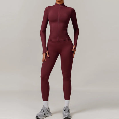 Conjunto de yoga deportivo sin costuras para mujer, 2 o 3 piezas, ropa deportiva para gimnasio, conjuntos de yoga para mujer, chándales, sujetador deportivo, leggings para gimnasio
