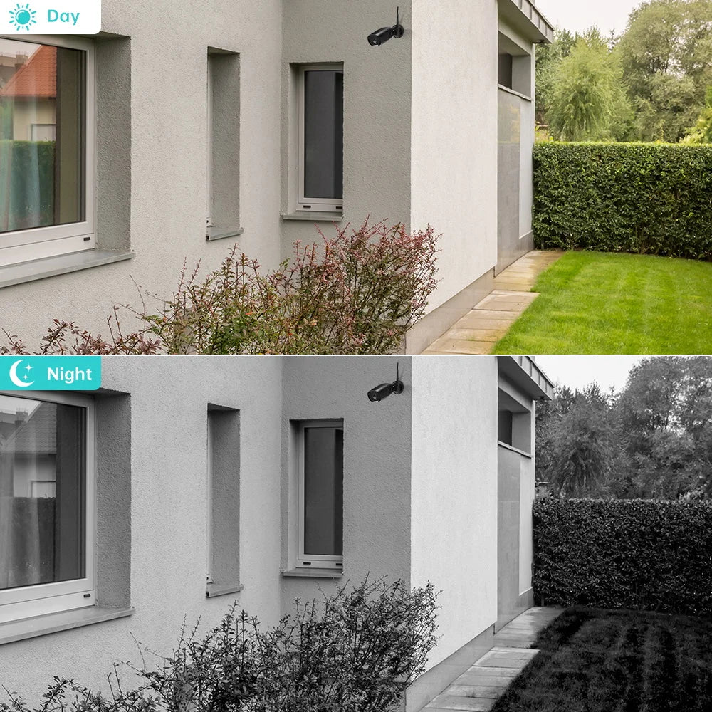 Cámara IP HD Abuntu de 5 MP con audio de 4 MP, compatible con H.265, ONVIF, detección humana por IA y Wi-Fi. Compatible con la aplicación ICSEE/XMeye.