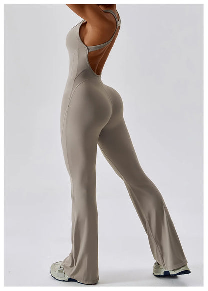 Conjunto deportivo para mujer, ropa de entrenamiento para gimnasio, yoga, 1 pieza, mono deportivo, pelele de fitness, mallas elásticas, body para entrenamiento push-up.