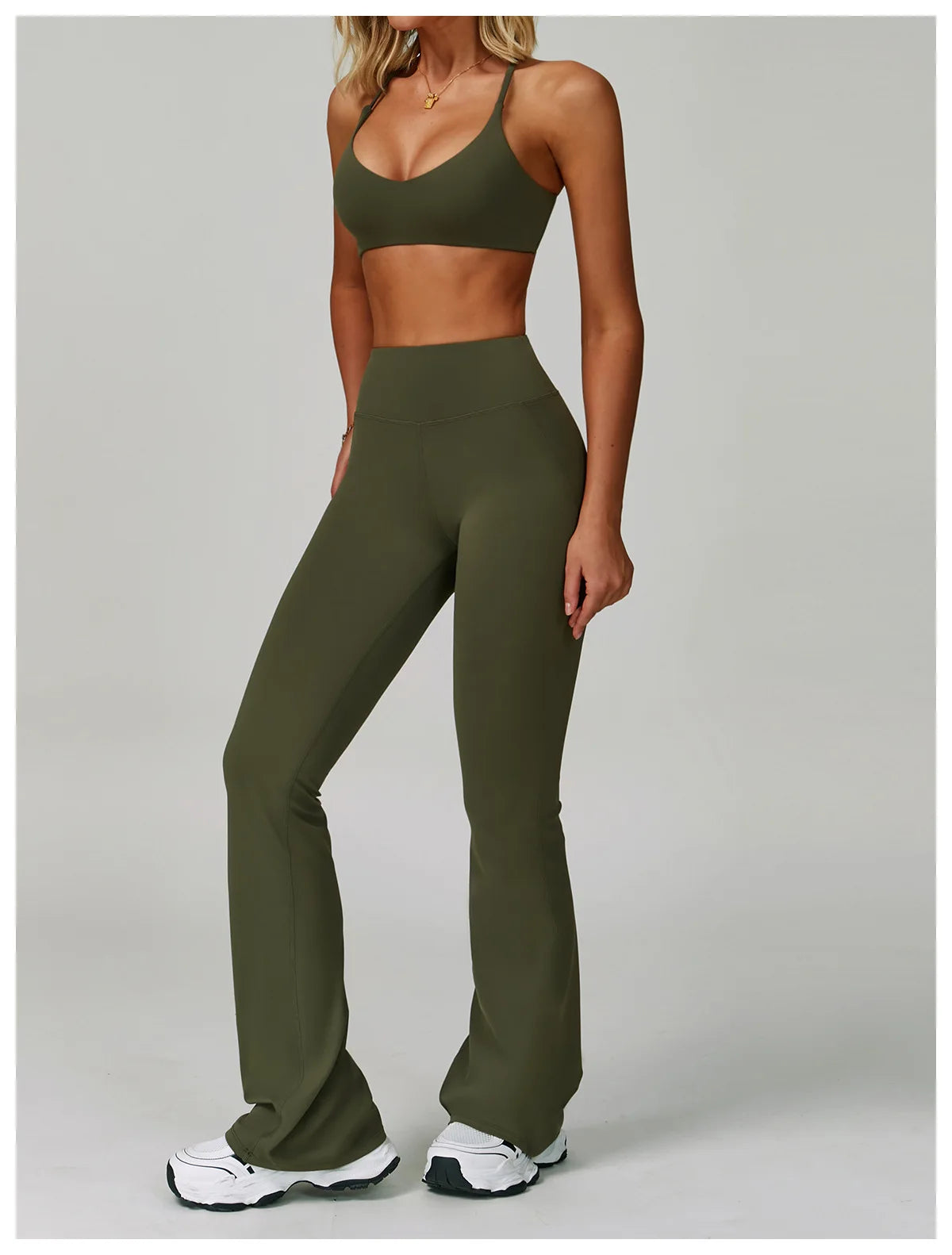 2 Piece Set Women's Tracksuit Fitness Clothes Yoga Sets Sportswear Workout Bra High Waist Leggings Set Gym Clothing Sports Suits
