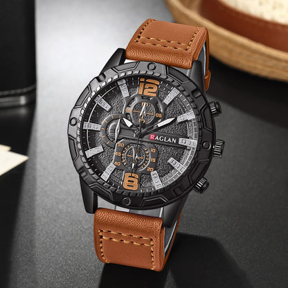 Reloj de marca superior para hombre, relojes de moda, reloj con correa de cuero, reloj de pulsera para hombre, regalo, reloj masculino, reloj para hombres