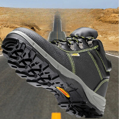Work Safety Shoes Men Waterproof Slip On Male Breathable Work Steel Toe Shoes Electrical Insulation Construction Sneakers