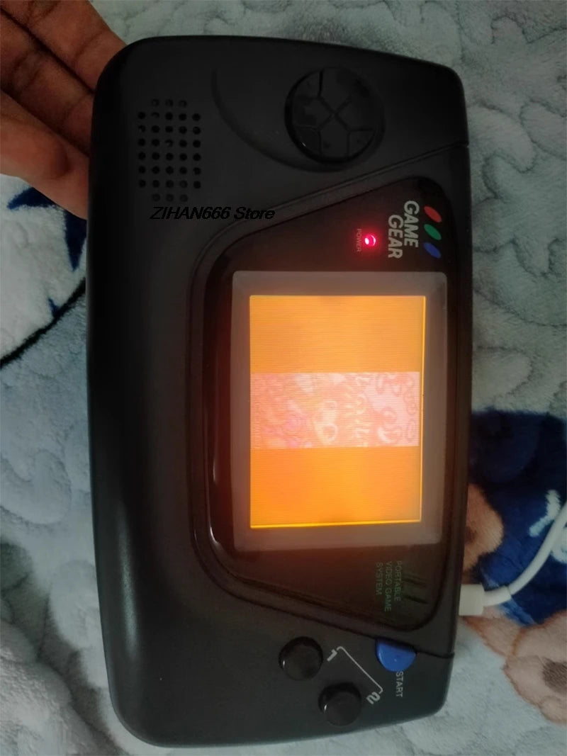 Placa de alimentación USB-C de alta calidad para SEGA Game Gear GG, sin alimentación, accesorios originales de reparación de pantalla de alto brillo.