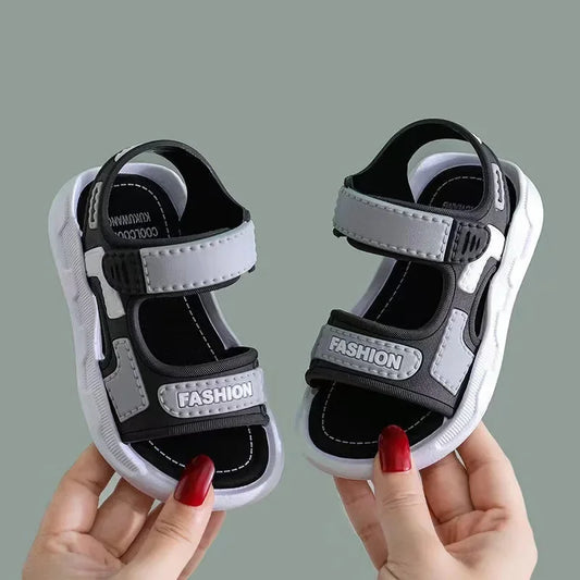 Sandalias de moda para niños, zapatos para bebés, suela suave, antideslizantes, para niños y niñas, zapatos de verano para playa de 2 a 10 años