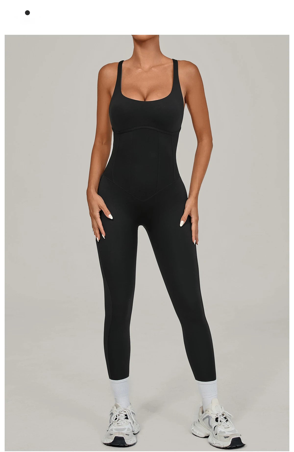 Nuevo mono de yoga para mujer, sexy, con espalda en V, cintura alta, realce de glúteos, tirantes ajustables, conjunto de yoga de secado rápido y transpirable, mono deportivo.