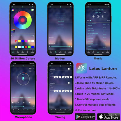 Tira de luces LED para ambiente interior de coche, RGB, fibra óptica, iluminación de neón con control remoto por aplicación, lámparas decorativas para coche