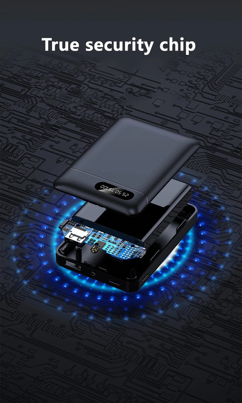 Banco de energía Xiaomi de 500000 mAh, 120 W, carga súper rápida, gran capacidad, batería externa portátil para iPhone, Huawei y Xiaomi.