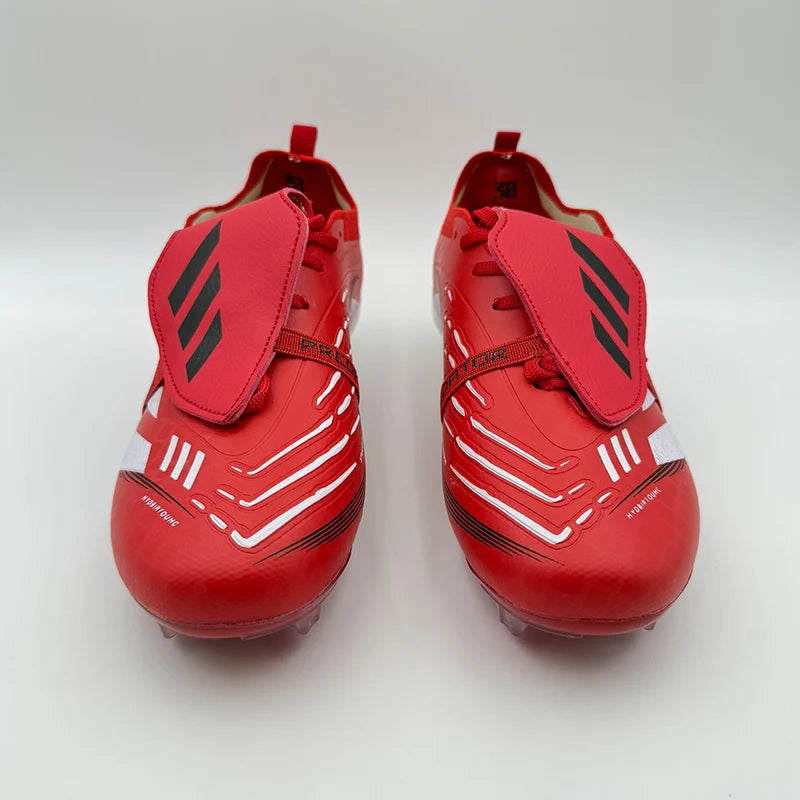 Botas de fútbol de entrenamiento para césped, antideslizantes, para hombre, para interior, de corte bajo, unisex