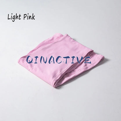 Pantalones de yoga QINACTIV para mujer, tipo flare, acampanados, de cintura alta, para fitness, gimnasio, deportes casuales y elásticos.