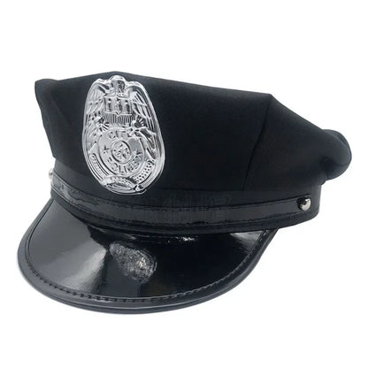 Plus Size Sexy Policewomen Costume Cop Police Cosplay Outfit Zip Crotch Bodysuit Lingerie Role Play Harness Officer Uniform