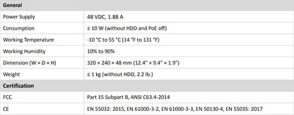 Kit de sistema de videovigilancia Hikvision: cámara IP IR de 8 MP DS-2CD2386G2-IU, NVR 4K PoE de 8 canales DS-7608NI-Q1/8P, sistema de videovigilancia IP67 H.265+.