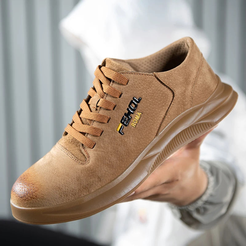 Zapatos de seguridad para hombre, calzado de trabajo antiperforación, zapatos de trabajo indestructibles, zapatillas deportivas, calzado industrial, botas de seguridad antiperforantes.