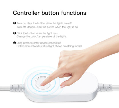 Tira LED COB inteligente ZigBee 3.0 Wifi Tuya de 5V con luz USB, cinta LED neón con regulador de intensidad, controlador LED compatible con Alexa, lámpara de armario, decoración