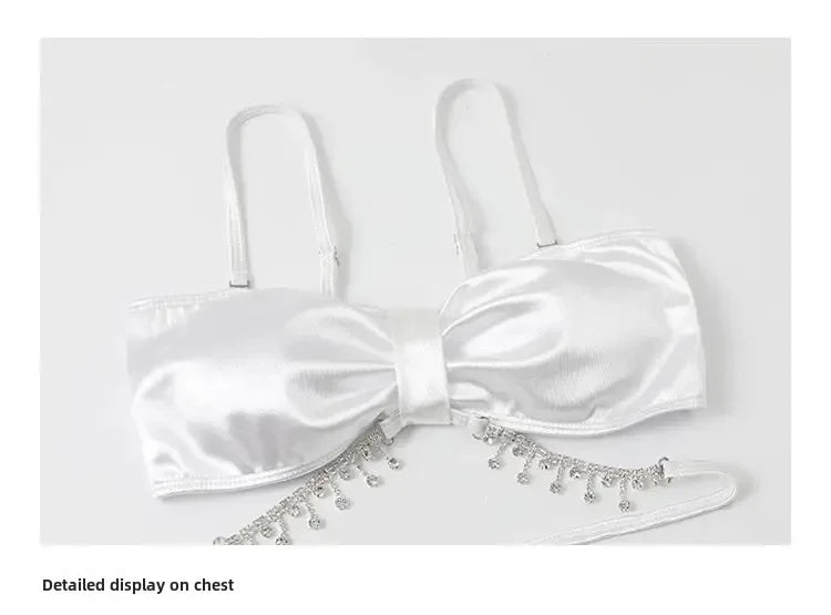 Sexy Bikini Three-Piece Set Swimsuit Women's Ins Slimming Cover-Up Thermal Spring Bathing Female Model Skirt Style Swimsuit