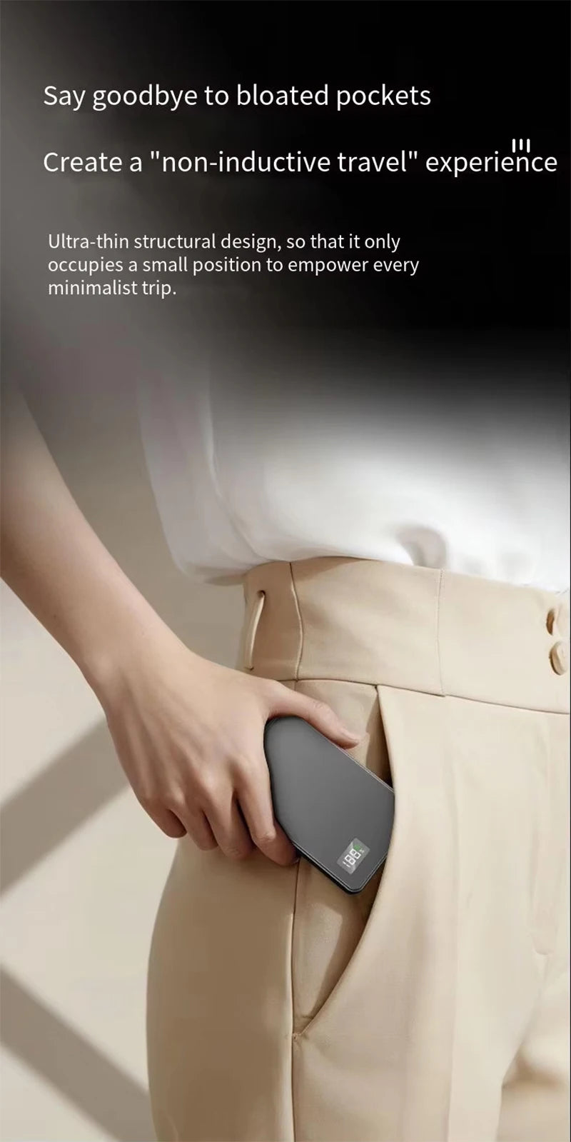 Batería externa portátil Xiaomi de 500.000 mAh, inalámbrica y magnética, PD22,5 W, carga rápida, compatible con Magsafe para iPhone y Samsung.