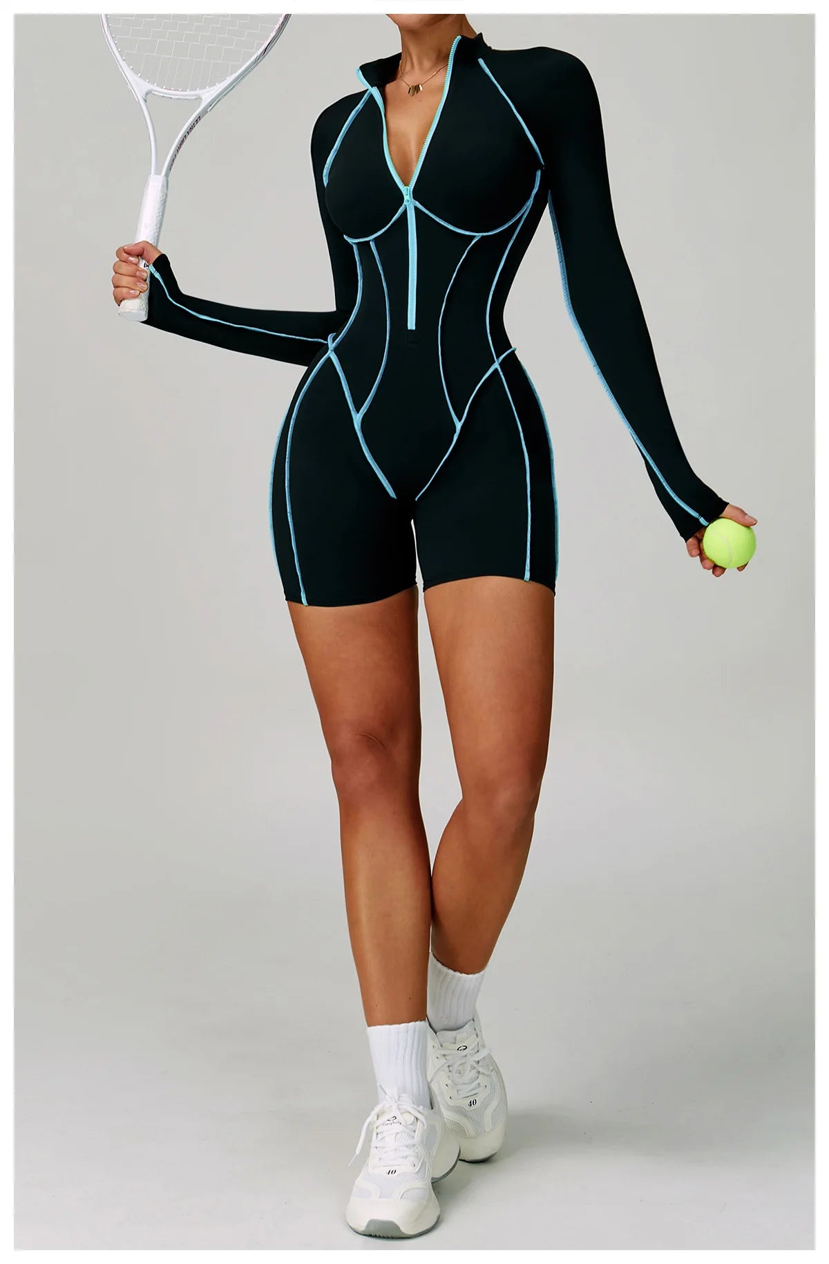 Mono deportivo de mujer Hearuisavy, de alta intensidad para fitness, casual, sin espalda, para yoga, de una pieza, de secado rápido, para gimnasio y entrenamiento.