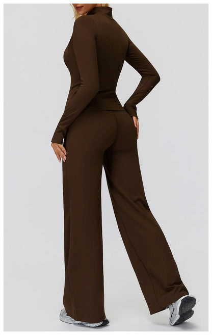 Women High Waist Wide Leg Pants Leggings Fitness Bell-bottoms Yoga Flared Leggings Push Up Gym Workout Flared Pants Sportswear
