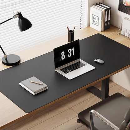 Alfombrilla de ratón de gran tamaño para escritorio de oficina, protector de piel sintética, impermeable, para teclado de escritorio, para juegos, accesorios para PC
