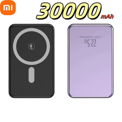 Cargador portátil magnético ultrafino Xiaomi de 500.000 mAh y 22,5 W PD con carga ultrarrápida para iPhone y Samsung.