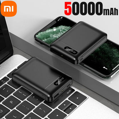 Banco de energía Xiaomi de 500000 mAh, 120 W, carga súper rápida, gran capacidad, batería externa portátil para iPhone, Huawei y Xiaomi.