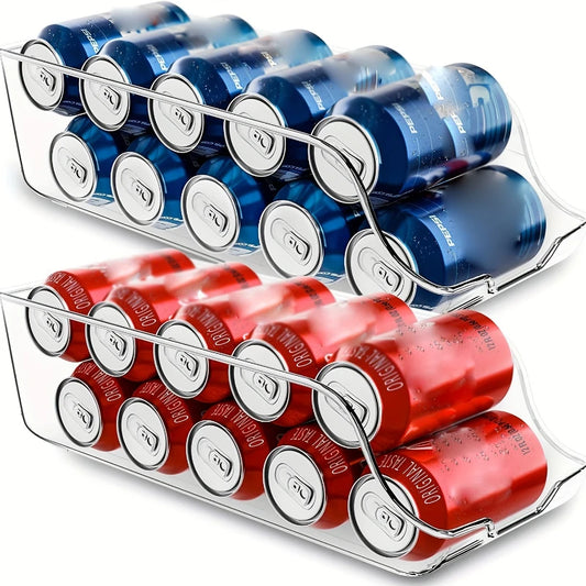 1 pieza de latas de almacenamiento de cocina, latas de refresco, latas de almacenamiento, organizadores de refrigerador y congelador, dispensadores de latas, accesorios de cocina