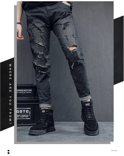 Botas altas para hombre, suela plana, ligeras, para senderismo, exteriores, negras, para correr, tenis, caminar, motocicleta