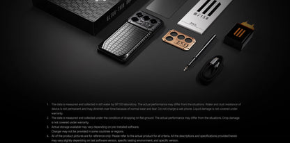 Smartphone resistente IIIF150 Raptor 5G con Android 14, pantalla AMOLED de 6,78" y 120 Hz, 16 GB de RAM + 512 GB de almacenamiento, cámara de 50 MP, batería de 10000 mAh y 65 W.