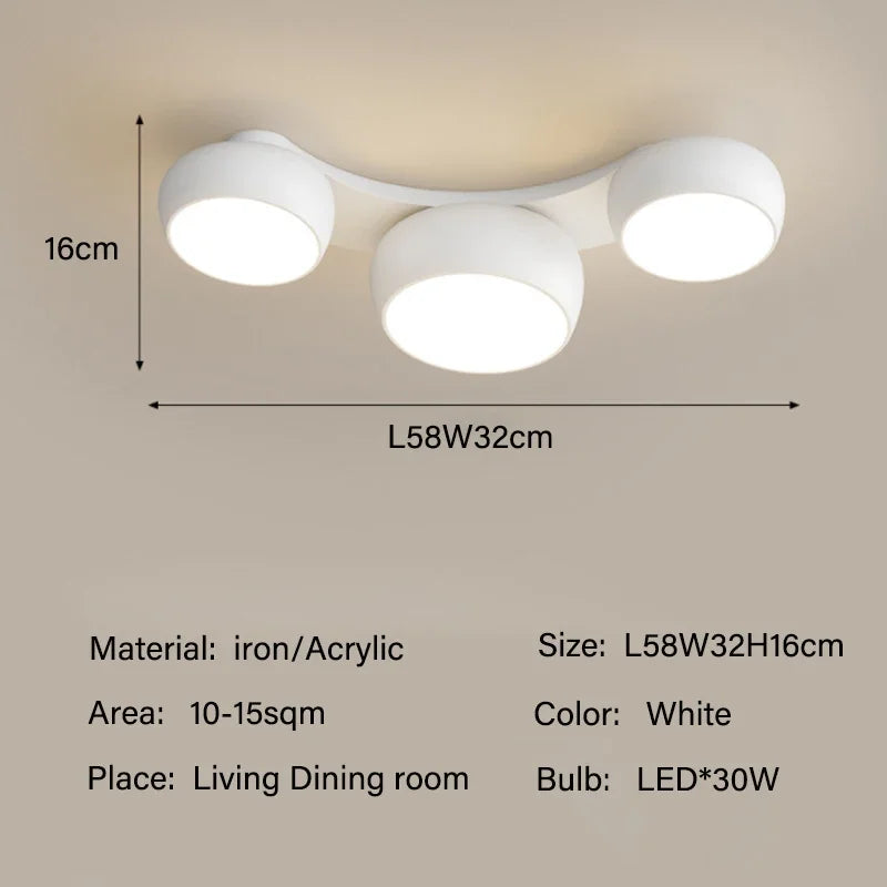 Lámparas de techo LED de diseño moderno para sala de estar, comedor, dormitorio, cocina, iluminación interior, lámpara de techo, lustre, decoración, accesorios para el hogar