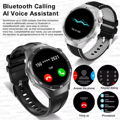 Reloj inteligente HUAWEI DT5 Pro con memoria de 32 GB, música local, llamadas Bluetooth, rastreador GPS, brújula, menú 3D, Bluetooth, para hombres y mujeres (2025)