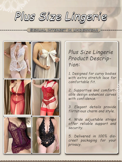 Body de encaje, lencería bordada, diseño hueco, translúcido, vestido sexy para mujer, espalda descubierta, con tirantes, sin mangas.