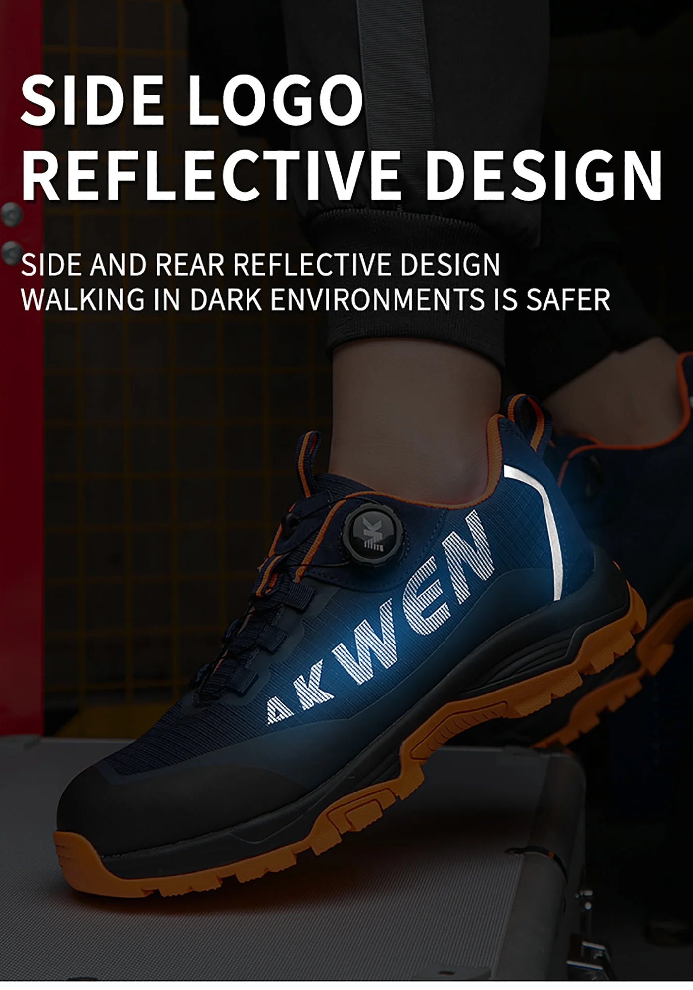 Nuevas botas de seguridad con hebilla giratoria para hombre, zapatillas de trabajo, botas para mujer, transpirables, con puntera de acero, resistentes a pinchazos.