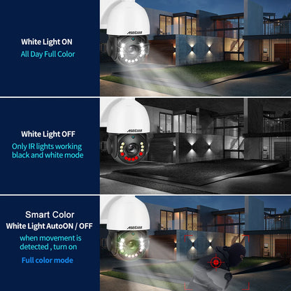 Cámara IP 4K PTZ con zoom óptico 30x, detección de vehículos, visión nocturna a color, PoE, seguridad, videovigilancia CCTV, compatible con Hikvision.