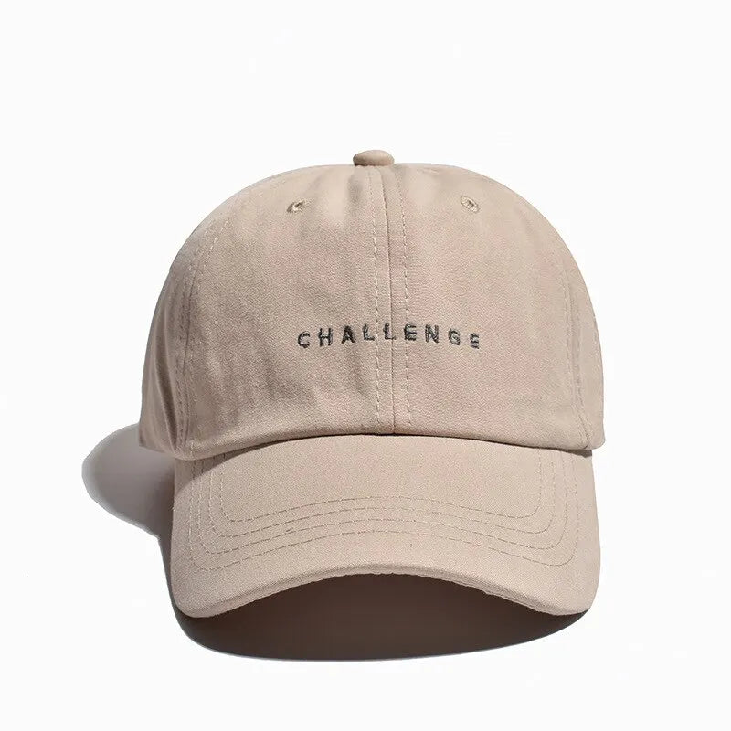 Gorra de béisbol con letras bordadas para mujer, primavera, verano, exterior, protección solar, unisex, gorra deportiva informal de hip hop para hombre