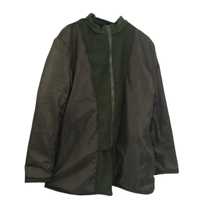 Nueva moda masculina: elegante cortavientos de otoño/invierno, abrigo de lana con doble cuello, chaquetas de lana para hombre de mediana edad, estilo ejecutivo.