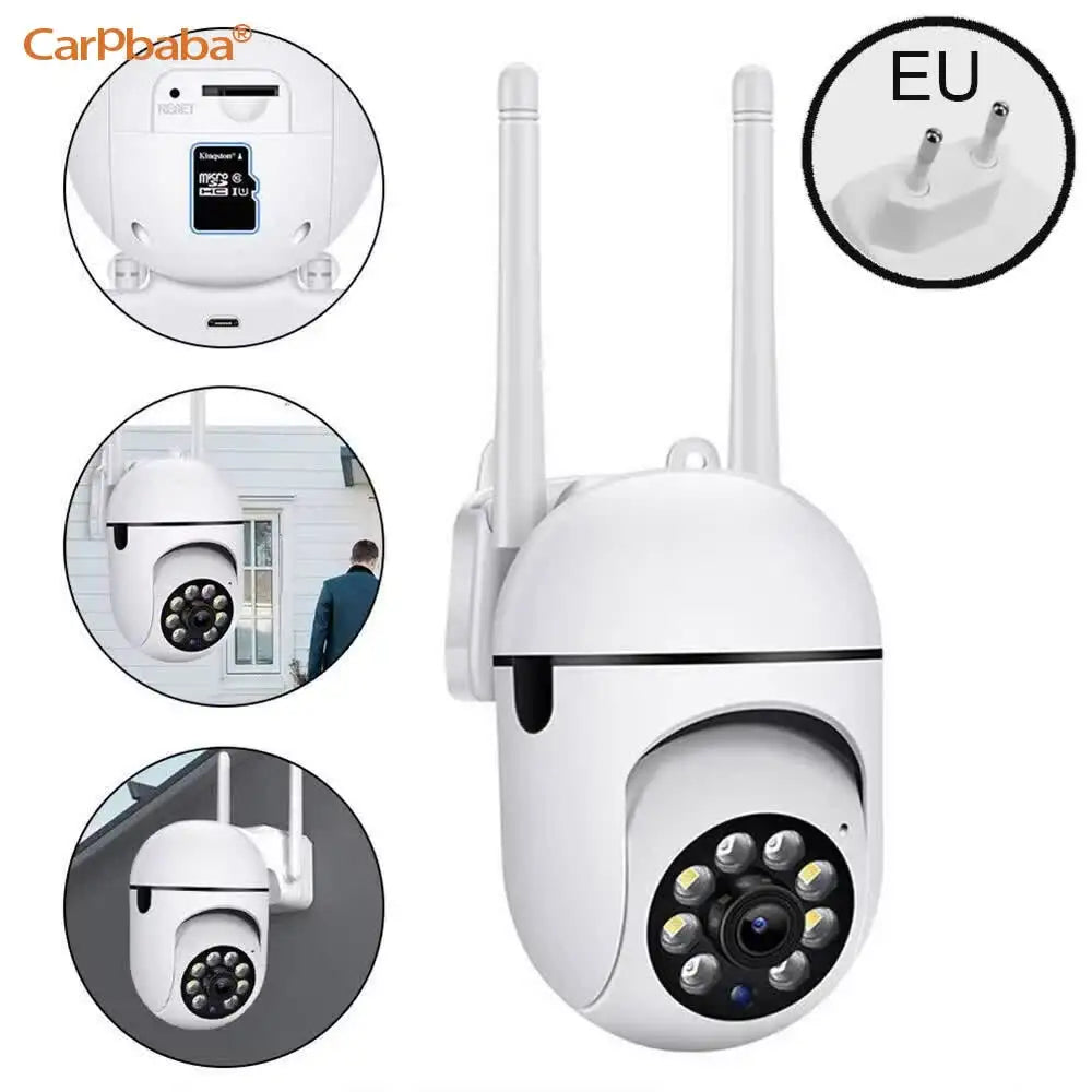 Cámara IP inteligente iCam365 para exteriores, seguridad para el hogar, vigilancia CCTV con WIFI, visión nocturna a color, audio bidireccional HD inalámbrico 1080P